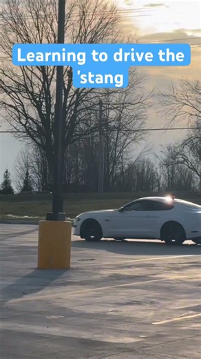 Learning to drive the mustang #automobile #fordmustang #racing #ford #carguy