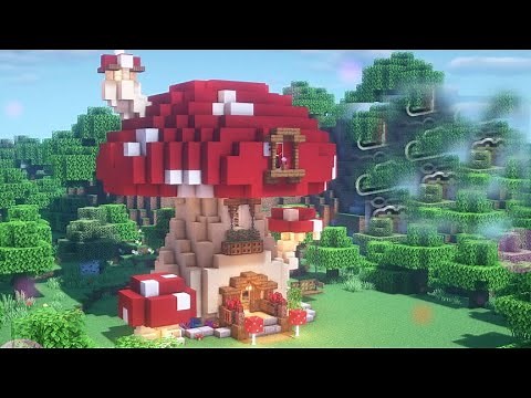 Minecraft: How to Build a Mushroom House! (Building Tutorial)