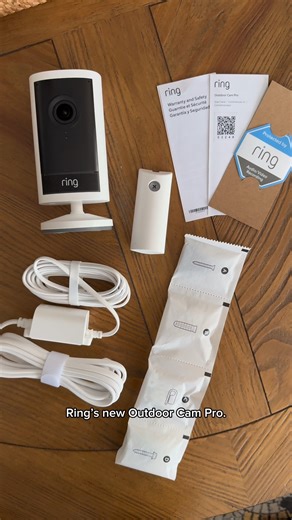 Install the Outdoor Cam Pro in 40 seconds! 🛠️ New Pro lineup featuring Retinal 4K vision available now at Ring.com 💙 | Ring