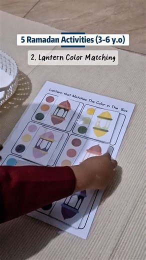 Hanifah Azizah | 5 Montessori-Inspired Ramadan Activities for Ages 3–6 (Part 1) 🌙✨ As a Montessori mama implementing this philosophy at home, I love... | Instagram