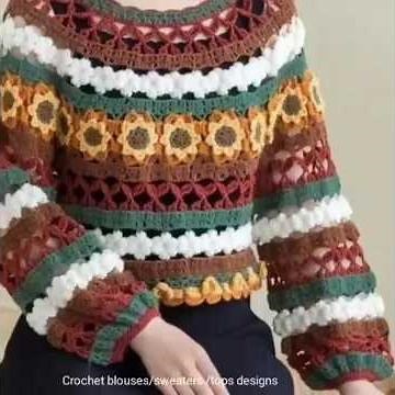 Chic Crochet Tops, Sweaters & Blouse Compilation
