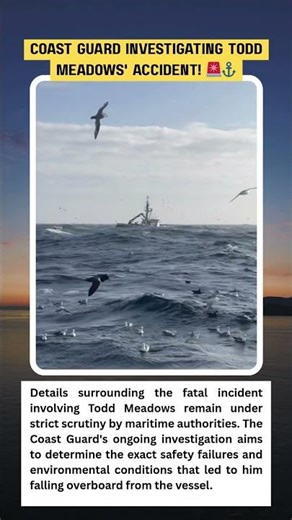 Coast Guard Investigates Deadliest Catch Fatal Accident! 🚨 #DeadliestCatch