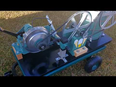 Ice Cream Churn with Maytag Hit Miss