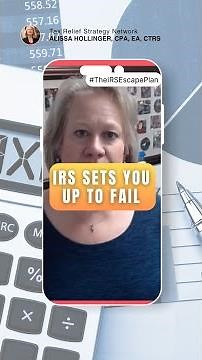 Don’t let the IRS set you up for failure