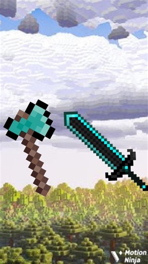Netherite Axe Vs Netherite Sword ⚔️⚔️😱#minecraft#shortsfeed #minecraft#trending‪@TheMegaGenii‬💪