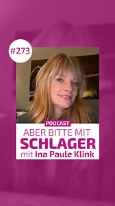 #podcast • Ina Paule Klink verzaubert uns mit einem sehr ehrlichen Gespräch - im Podcast "Aber bitte mit Schlager". Jetzt hören ➡ https://www.schlagerplanetradio.com/podcast-273-ina-paule-klink . . #schlager #schlagerplanetradio #schlagermusik #paule #inapauleklink | Schlagerplanet Radio