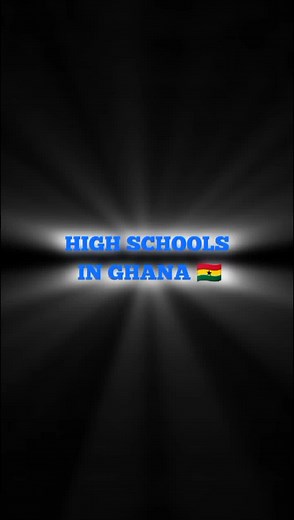Las mejores escuelas secundarias en Ghana