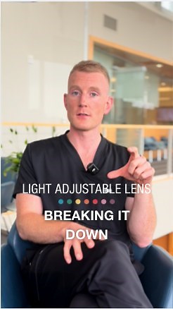 3.9K views · 32 reactions | The Light Adjustable Lens lets your doctor fine-tune your vision after cataract surgery for truly personalized vision goals! Dr. Ferguson breaks down how it works and what to expect. #vancethompsonvision #lightadjustablelens #lal #cataractsurgery #siouxfallseyesurgery | Vance Thompson Vision | Facebook