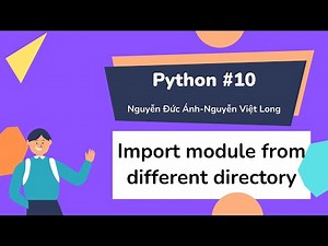 [Python #10] Import module from different directory