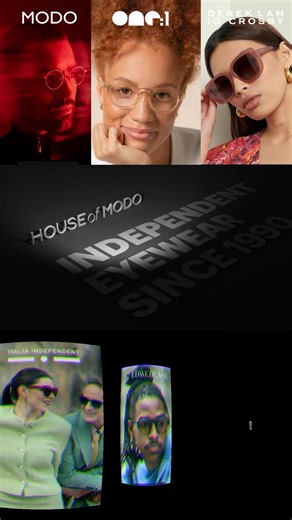 House of Modo — more than eyewear! Six unique brands. One philosophy of independence 😎 Created to fit your style! See your next pair (or two) this Saturday 11/1 from 12pm to 4p at our Block Party!! 🎉 | That Guy Eyewear