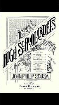 Sousa's Band plays 'The High School Cadets' in 1904 #historical #sousa #march #concertband #band