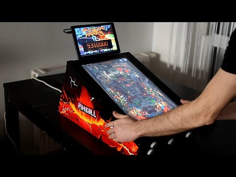 Backglass and DMD on Sharpin Android Pinball