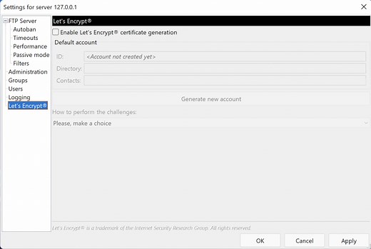 How to Configure Let’s Encrypt® with FileZilla Server - FileZilla Pro