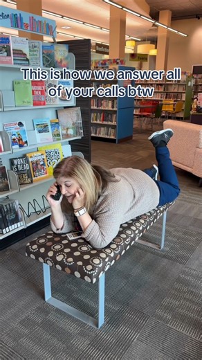 Always happy when a patron calls! 😎 📞 #STPL #PublicLibrary #LibraryTok | St. Tammany Parish Library