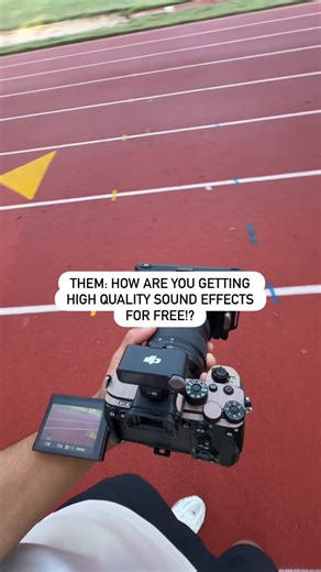 Videography Tips and Tricks on Instagram: "Best way to get high quality sound effects FOR FREE🔥 I was putting my client to work🤣, where do you get your sound effects from? #videography #contentcreator #videographer #soundeffects #djimic2 #filmmaking #photographer"