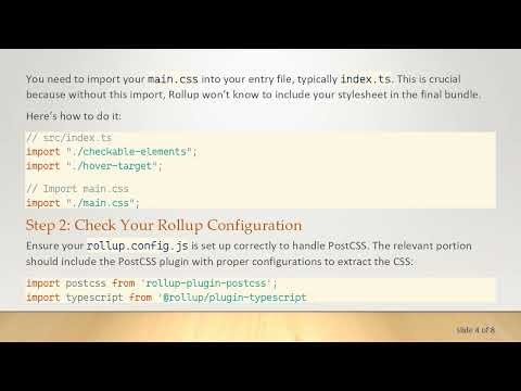 How to Properly Package a lit-element Web Component with Rollup and Tailwind CSS
