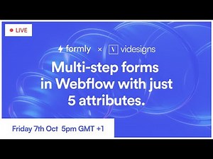 Introducing ⚡️Formly - Multistep forms on Webflow with no-code!