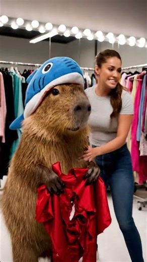 Capybara Betrayed but Victorious - The Costume Sabotage Story #capybara #funny