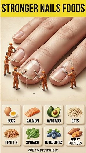 8 Foods for STRONGER NAILS Naturally | Dermatologist Approved