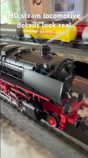 H0 steam locomotive details looks real | Marklin