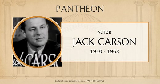 Jack Carson Biography | Pantheon