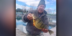 Lake Michigan fisherman's jumbo perch breaks Indiana's 43-year-old state record