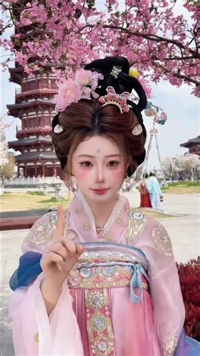 Xiao Tangfeng's Pink Hanfu Dance | Traditional Chinese Fashion & Makeup Tutorial