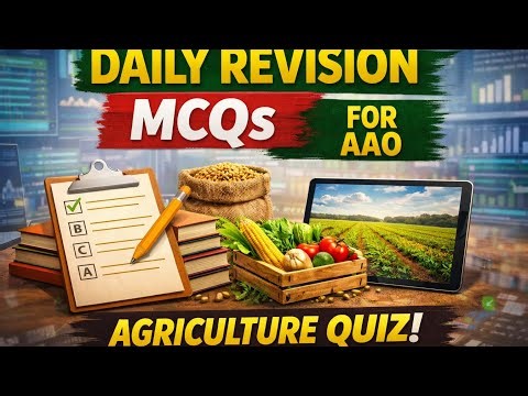 REVISE AGRICULTURE | Real time| Competitive exam | Assistant Agriculture Officer.
