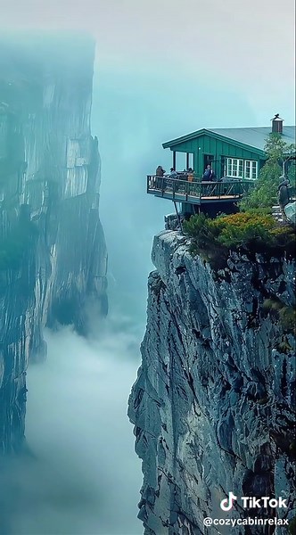 Cliffside Café: Experience Serenity with Valley Views