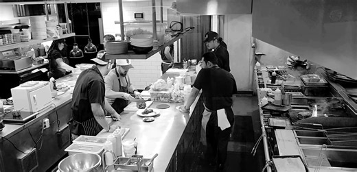 Outdoor street view, chefs, Kettner Exchange, San Diego. | Peter Horan