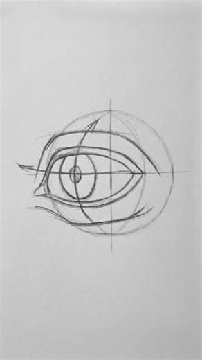 Art of dn on Instagram: "This ONE Trick Will Instantly Improve Your Eye Sketch 😍 : : 💖 Follow is free — but your support is priceless! Most beginners jump into shading… 👉 Professionals start with construction lines. 📝 Step-by-Step Approach: ✔️ Draw a basic eye shape ✔️ Add center guidelines ✔️ Place iris correctly ✔️ Balance upper & lower lids ✔️ Refine the outline slowly #instadaily #trending #viral #artoftheday #drawingtutorial"