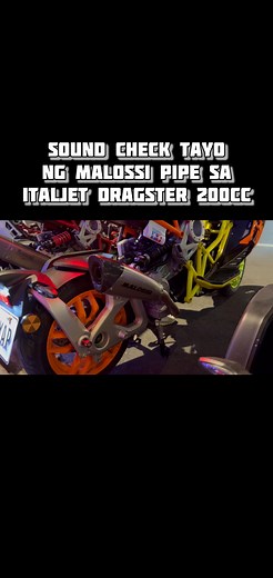10K views · 135 reactions | Another sound check tayo pero ngayon ng Malossi exhaust pipe naman sa Italjet Dragster 200cc. | Miss Tekki | Facebook