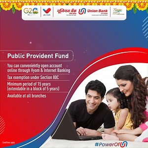 2K views · 291 reactions | Start saving for your future at your convenience with Public Provident Fund. Know More: https://bit.ly/3X59KJ Apply Now: https://bit.ly/3Npjb47 #UnionBankOfIndia #GoodPeopleToBankWith #AmritMahotsav #PowerOfU | Union Bank of India | Facebook