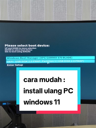 #creatorsearchinsights #pcwindows11 cara mudah install ulang PC windows 11, tanpa setting bios, dijelaskan detail setiap langkah sehingga mudah dipahami dan dipraktekkan sendiri di rumah. semoga bermanfaat. #windows11 #installation #easysteps