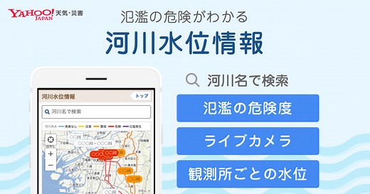 河川水位情報 - Yahoo!天気・災害