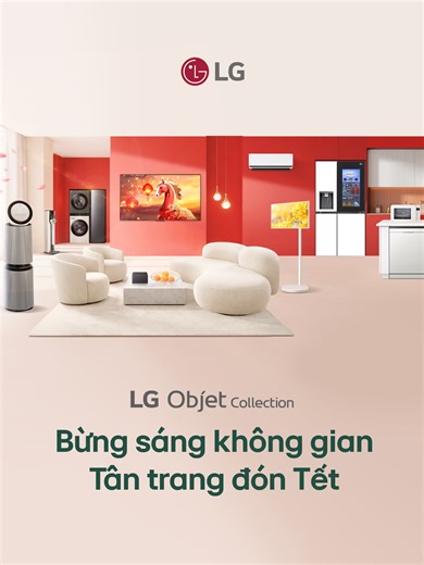 Nâng Cấp Không Gian Sống Với LG Objet Collection