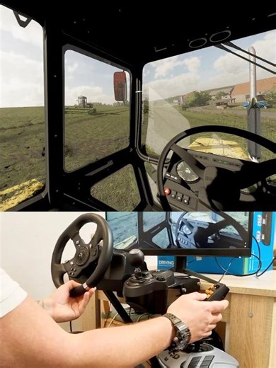 Farming Simulator MTZ 1021 Logitech Steering Wheel Manual Gearbox Thrustmaster Farmstick #dkgc #mtz