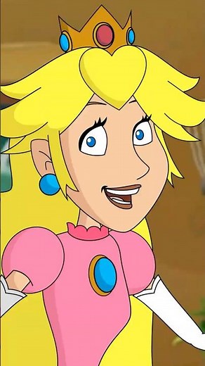 Princess Peach in El Chavo Animated! | Super Mario | #shorts