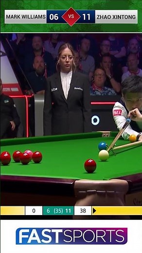 Zhao’s Flair Lights Up the Crucible 🔥| Fast Sports #snooker