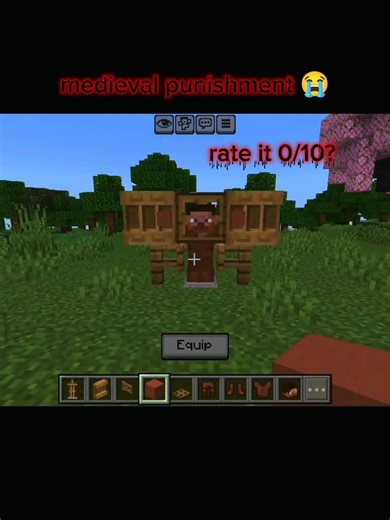 Minecraft medieval punishment build, 😯#minecraft #shots #minecraftbuild #viral #populer
