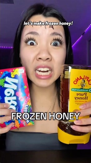 Let’s make FROZEN HONEY 😨 @seriixo