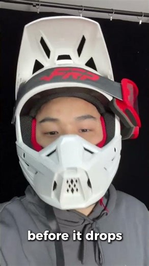 Wei put the helmet on. You already know it's serious.