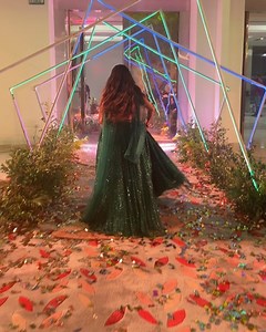 Hansika Krishna 🐣 on Instagram: "🩶 Shot by: @_stories_by_mathews__ Lehenga: @santinni.in Hair & Makeup: @brahma_hairandmakeup ✨"