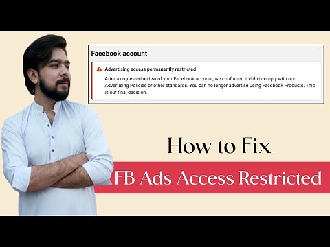 How To Fix Facebook Advertising Access Permanently Restricted | PROBLEM SOLVED 🔥
