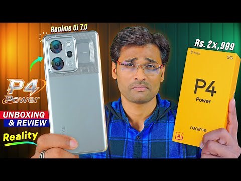 Realme P4 Power 5g Unboxing & Review | Bgmi Test, Camera Test | Realme Ui 7.0 Features