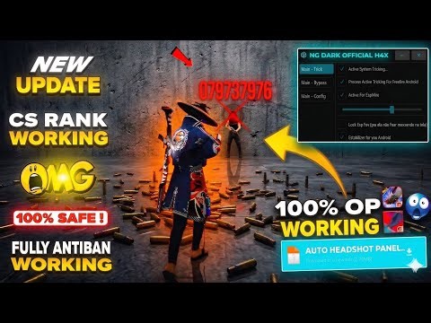 Free Fire Auto Headshot Config File🎯🌠 Macro Aimbot + No Recoil Regedit ‼️ Antiban VIP Script 👽