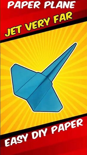the easiest paper jet airplane to make - how to make a fast paper airplane jet
