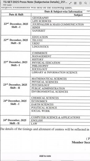 TG SET 2025 New Exam Dates OUT | Latest Update