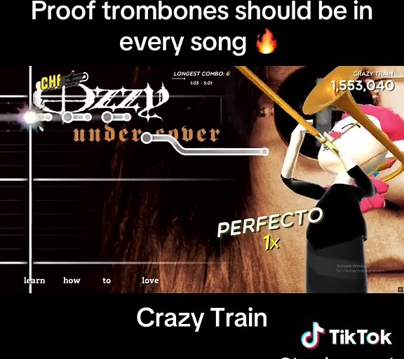 Crazy Train: Trombone Remix of Ozzy Osbourne's Classic