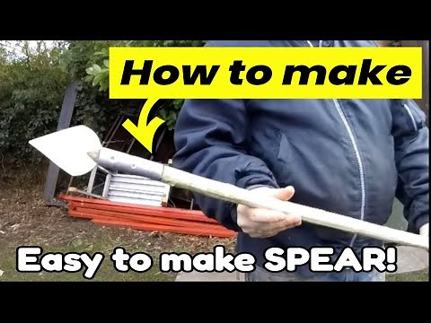How to make a spear without power tools